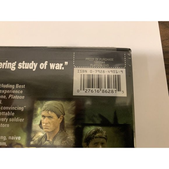 Platoon (DVD, 2009, Special Edition) MGM Oliver Stone Charlie Sheen Brand New - Picture 3 of 5